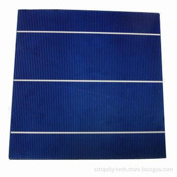 Hot Sale 3BB Multicrystalline High Efficiency Taiwan Brand Poly Solar Cell, Measures 156x156mm